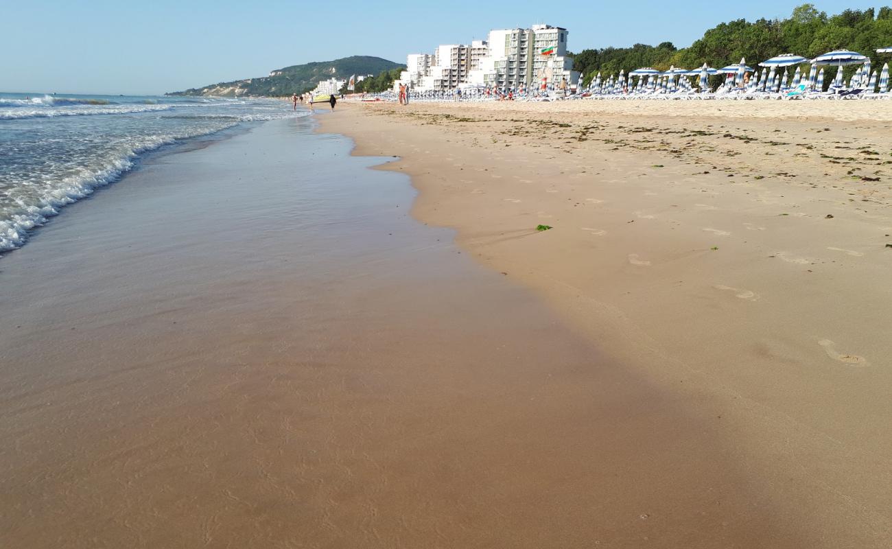 Photo of Albena beach with bright fine sand surface