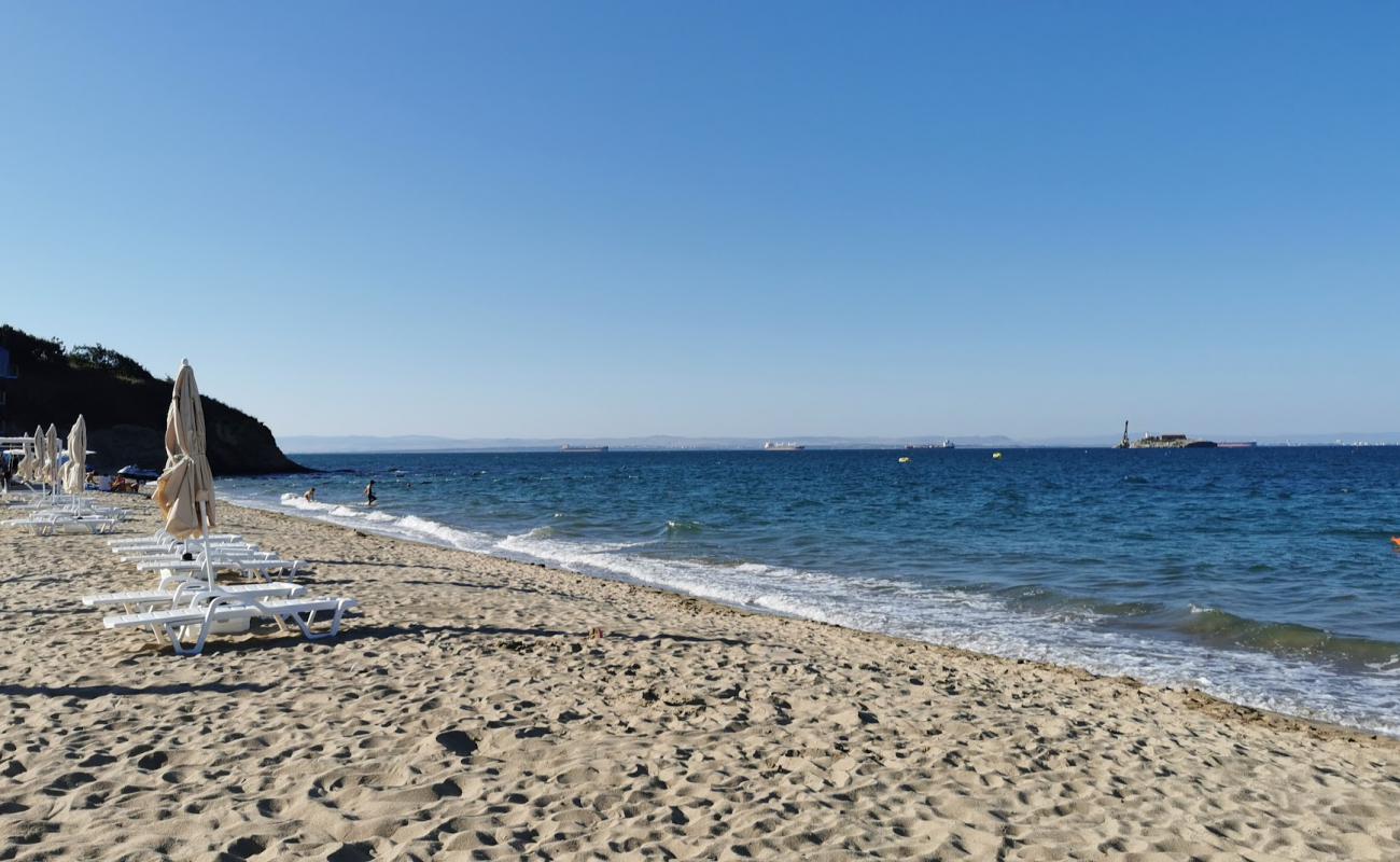 Photo of Rosenets beach with white fine sand surface