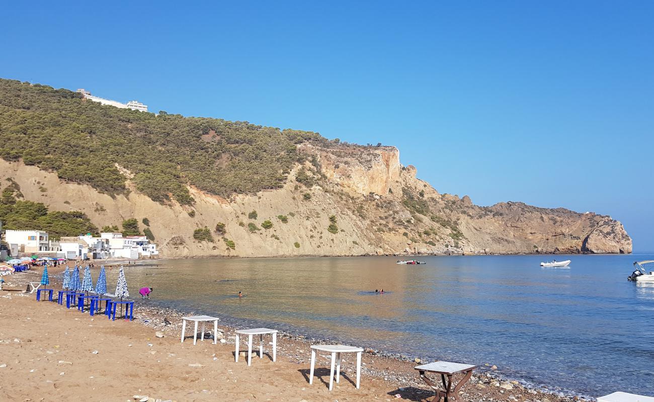 Photo of Plage Sidna Youchaa with bright sand & rocks surface