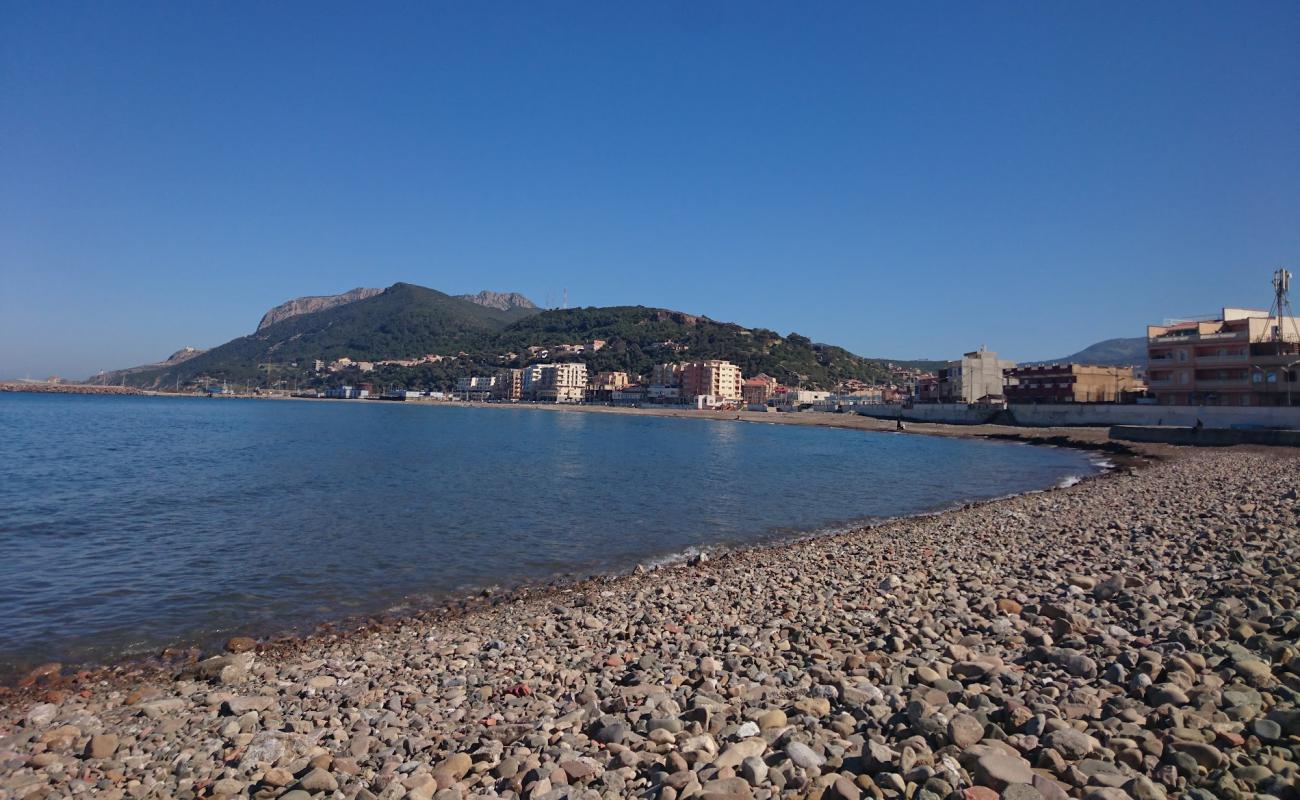 Photo of Guinguette beach with light sand &  pebble surface