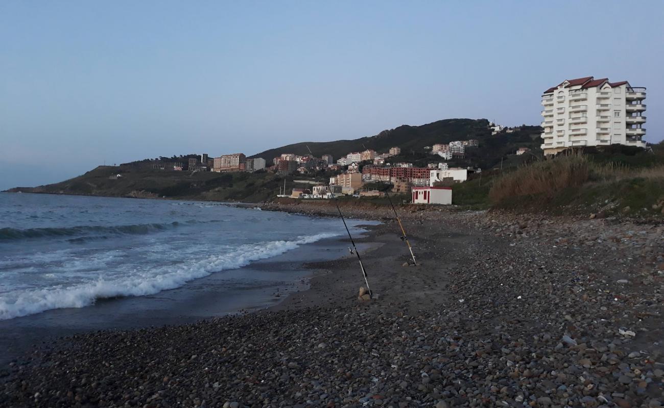 Photo of Plage Feraoun with light pebble surface