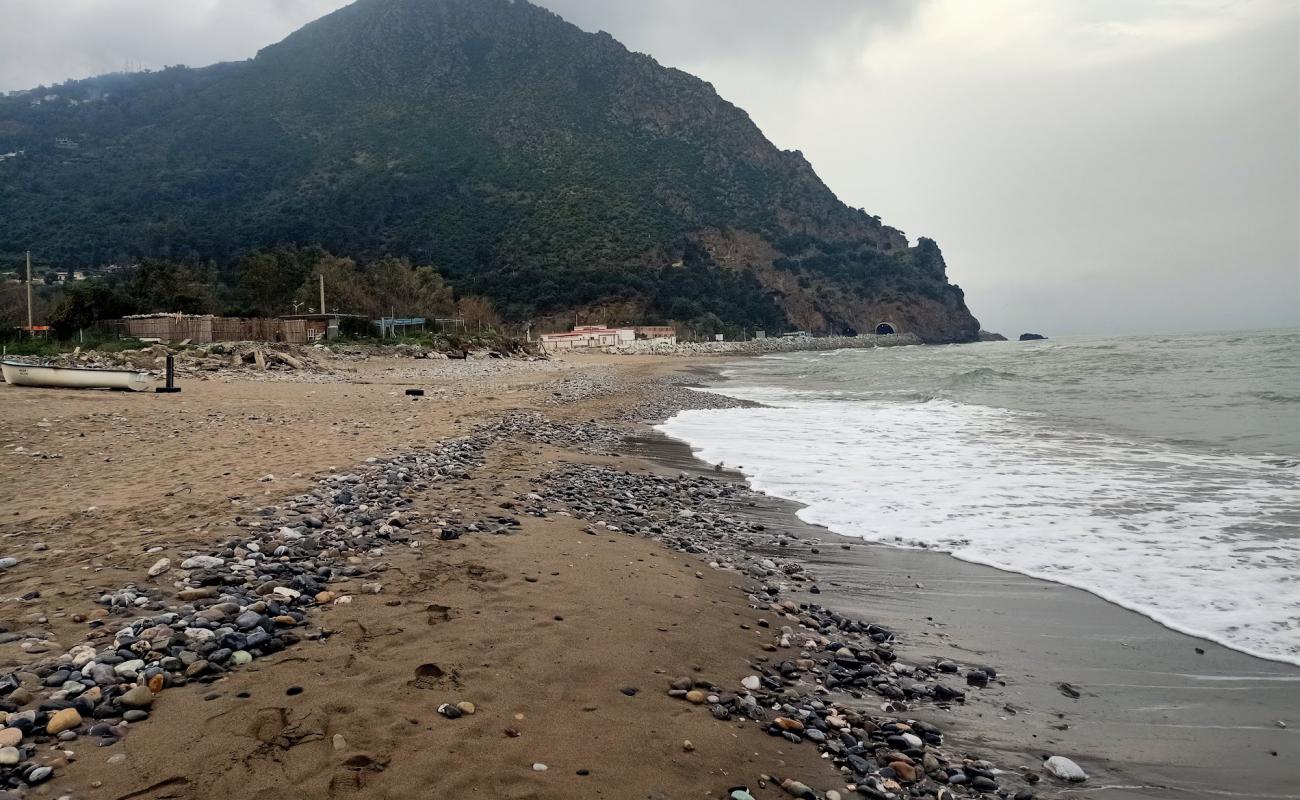 Photo of Aokas plage with light sand &  pebble surface