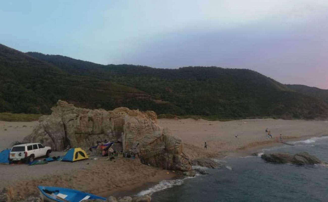 Photo of Plage Ayla, Oued Z"hor with bright sand surface