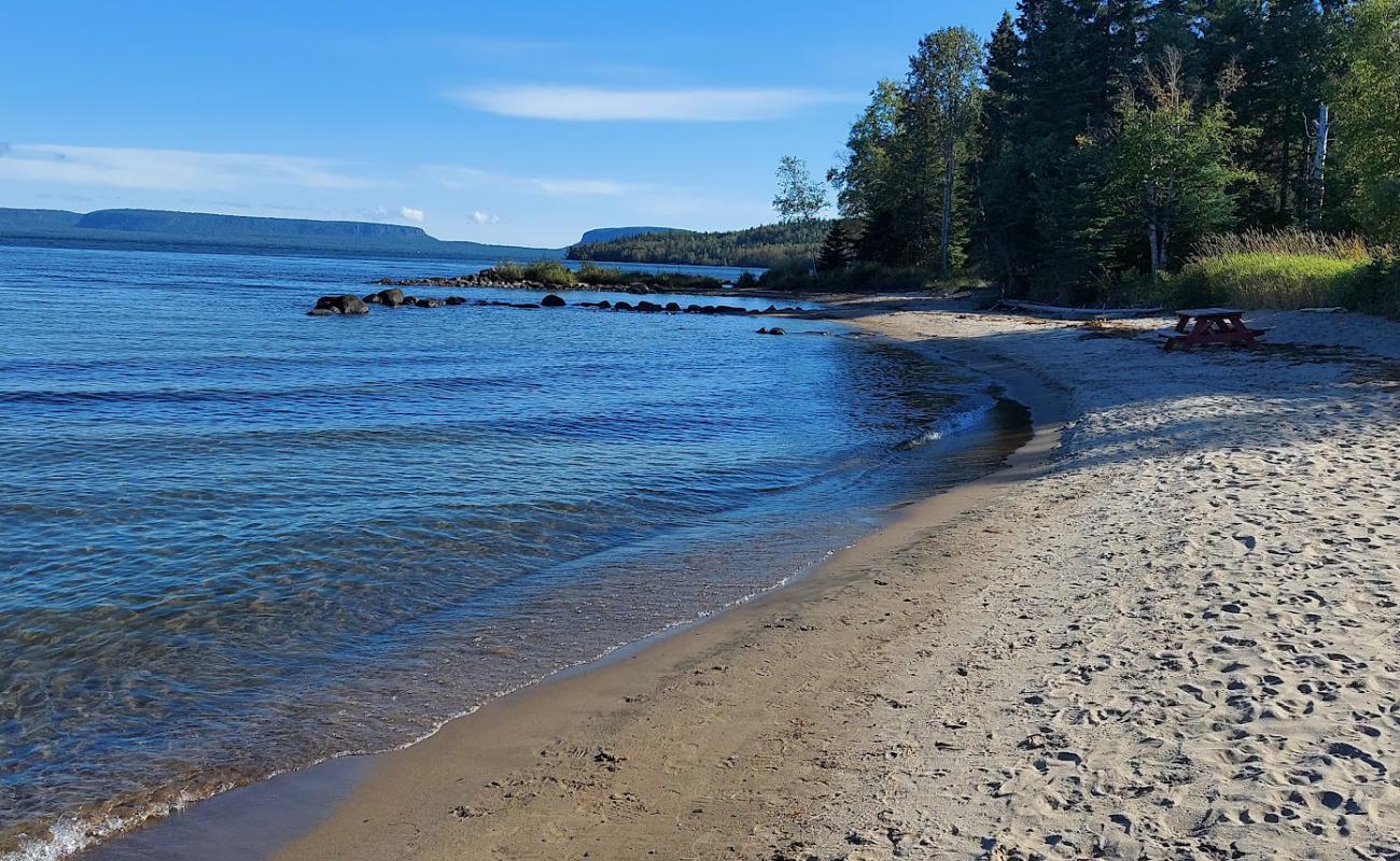 Photo of Thunder Bay beach with bright sand surface