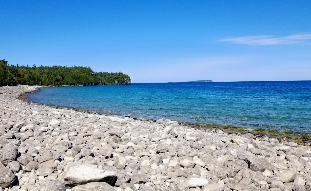 Photo of Boulder Beach with rocks cover surface