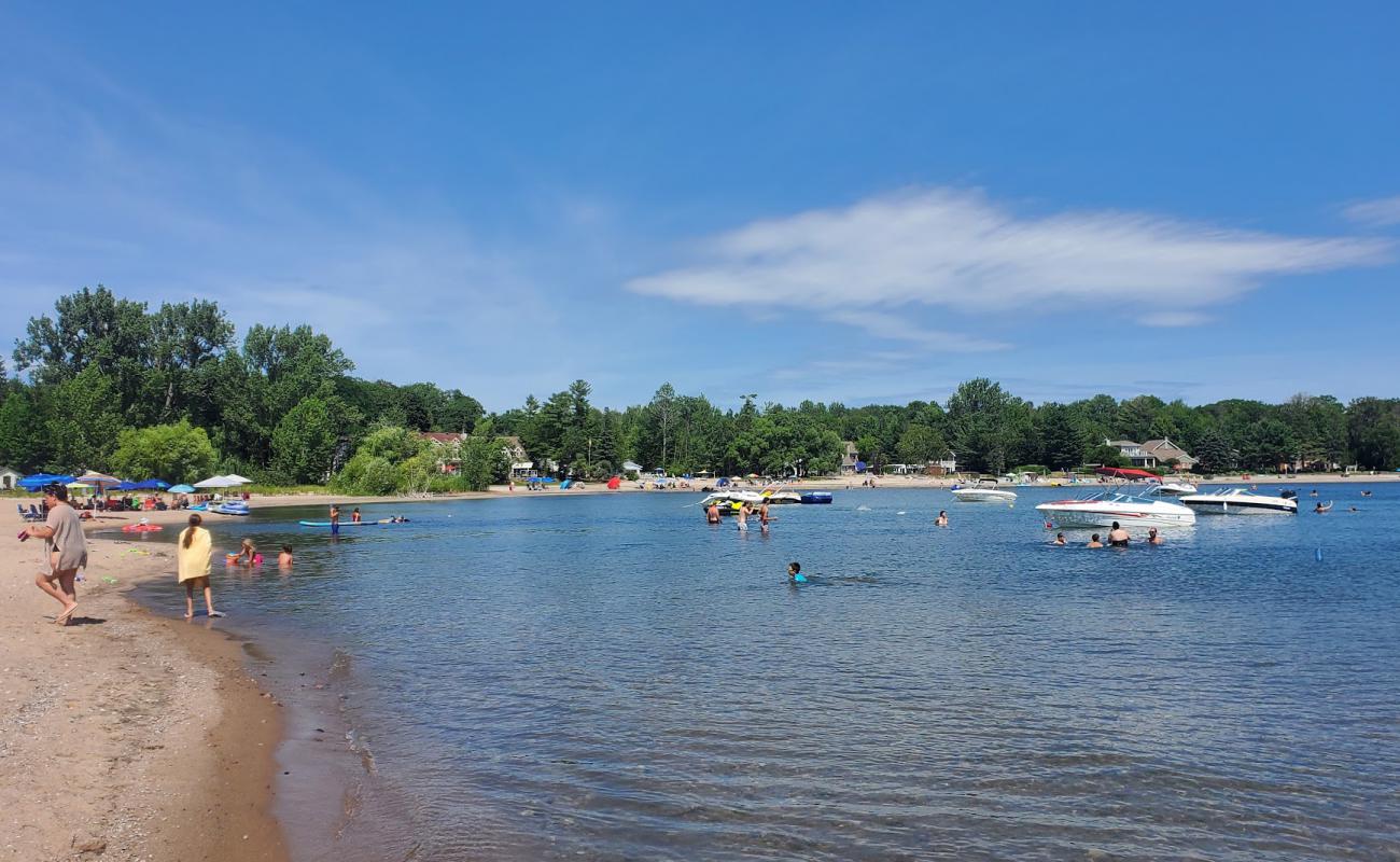 Photo of Jackson Point with bright sand surface