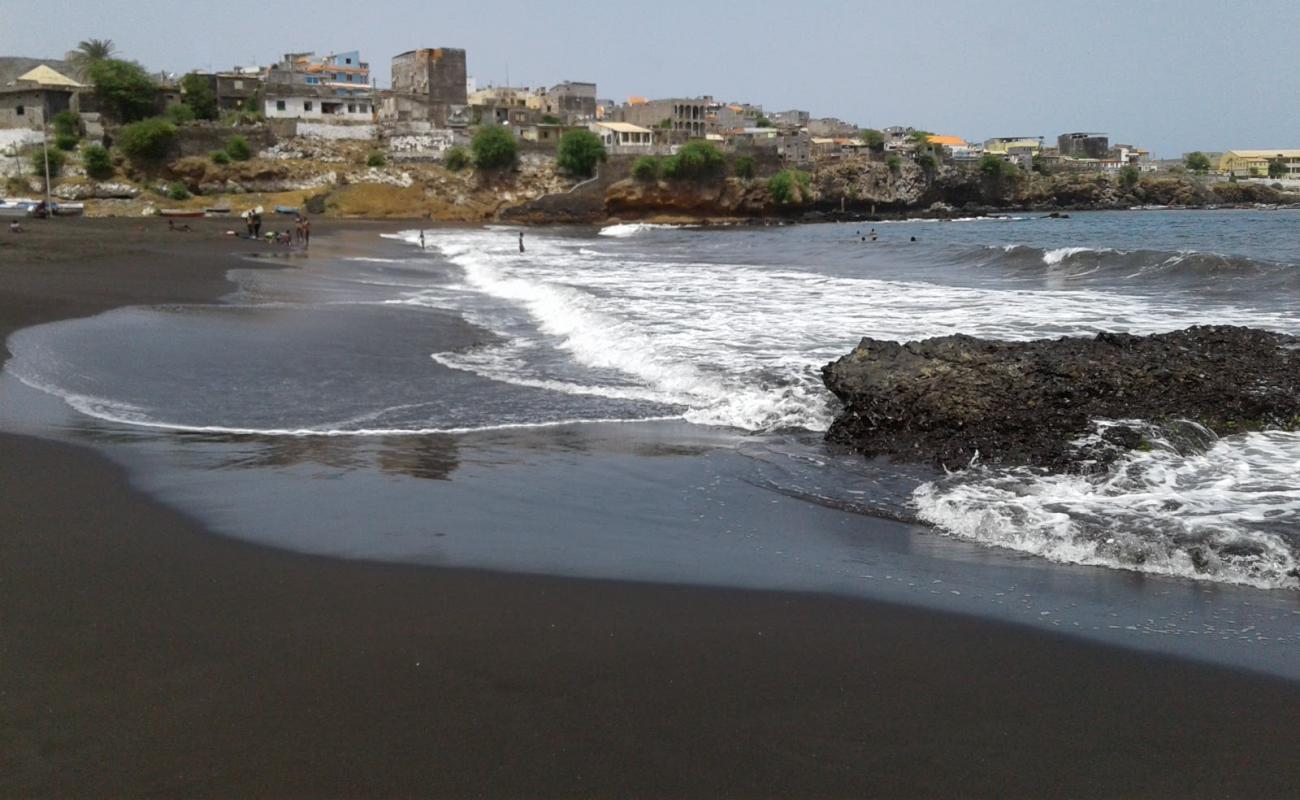 Photo of Praia Clarinha with black sand surface