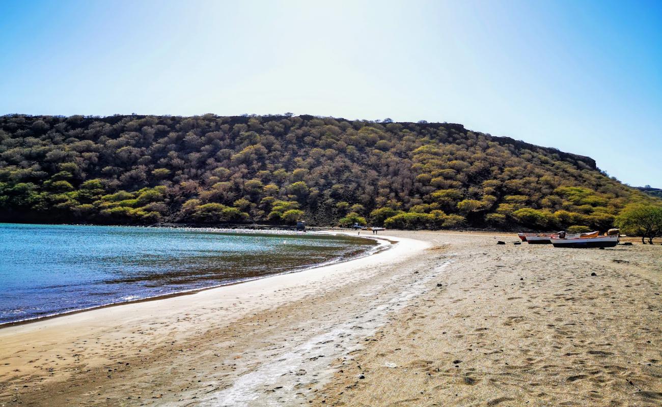 Photo of Sao Tome Beach with brown sand surface