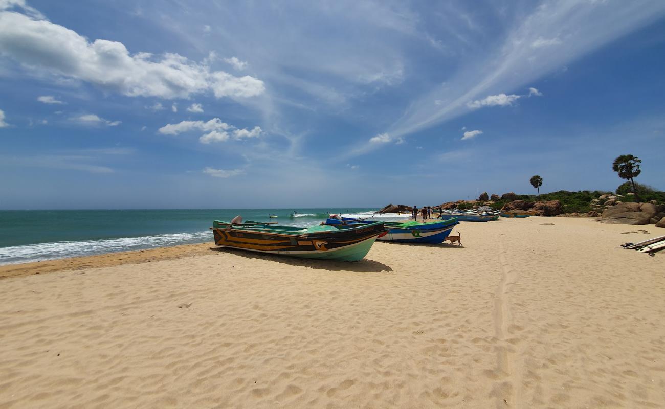 Photo of Pottuvil point Beach with bright sand surface