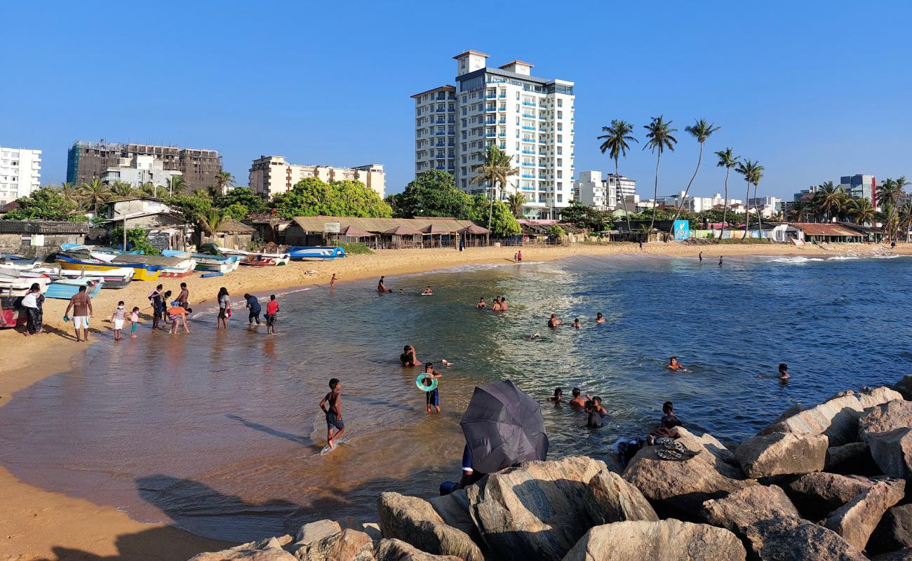 Photo of Wellawatte Beach with bright sand surface