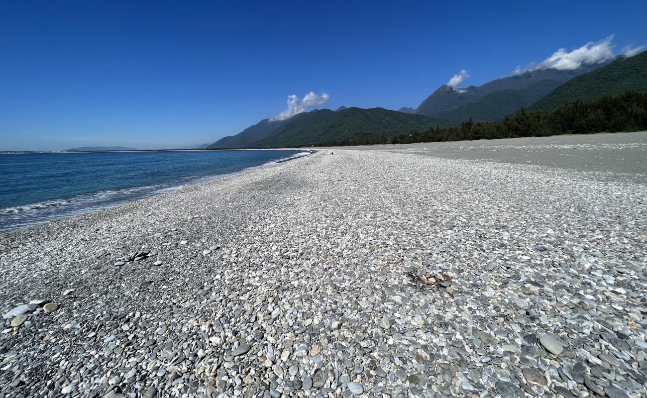 Photo of Manbo Beach with gray sand &  pebble surface