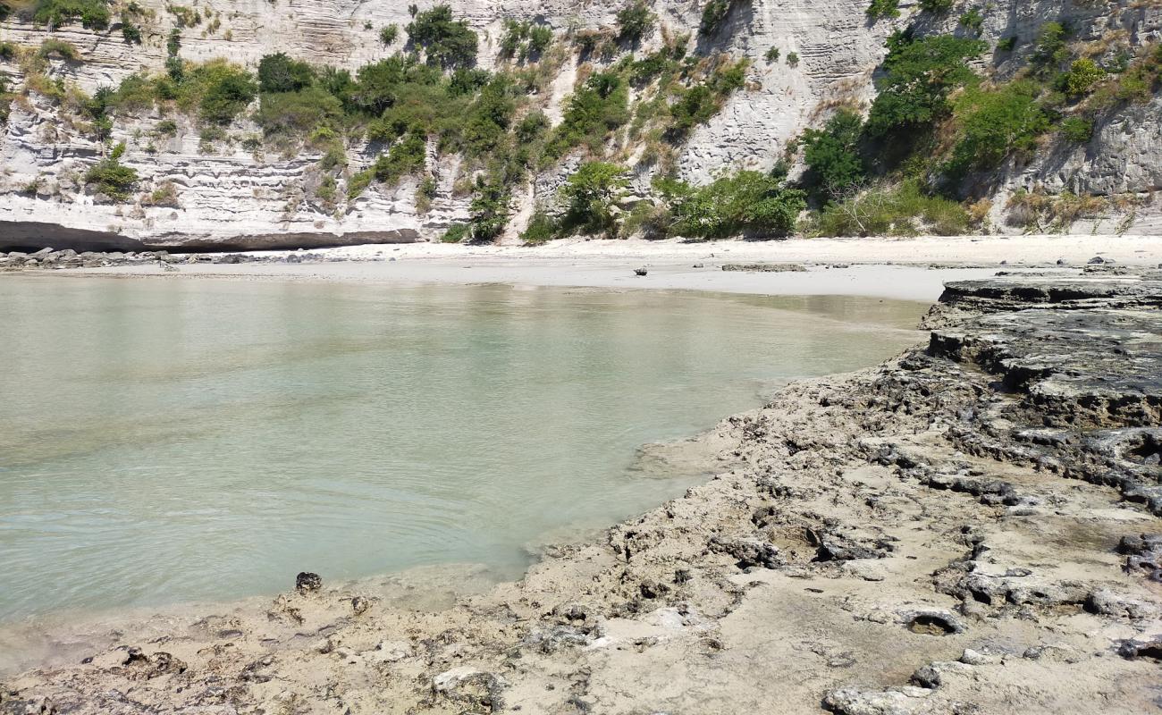 Photo of Badamier Beach with light sand &  pebble surface