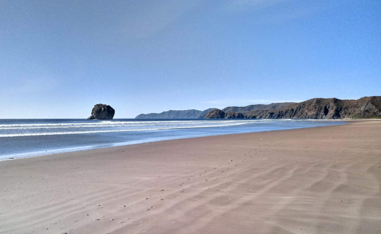 Photo of Naranjo beach with gray sand surface