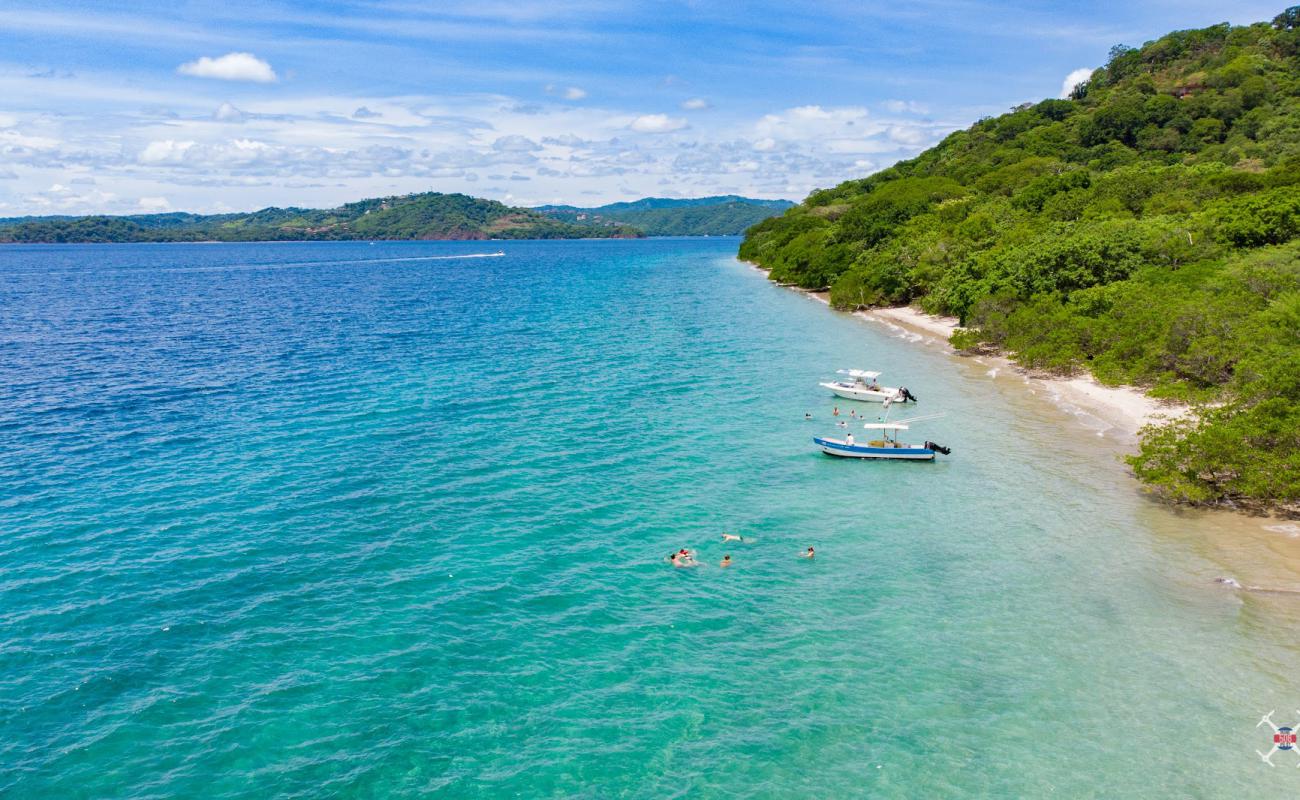 Photo of Jicaro beach with bright fine sand surface