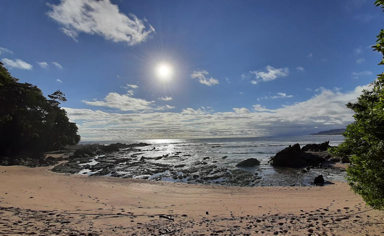 Photo of Playa Mar Azul with bright sand & rocks surface