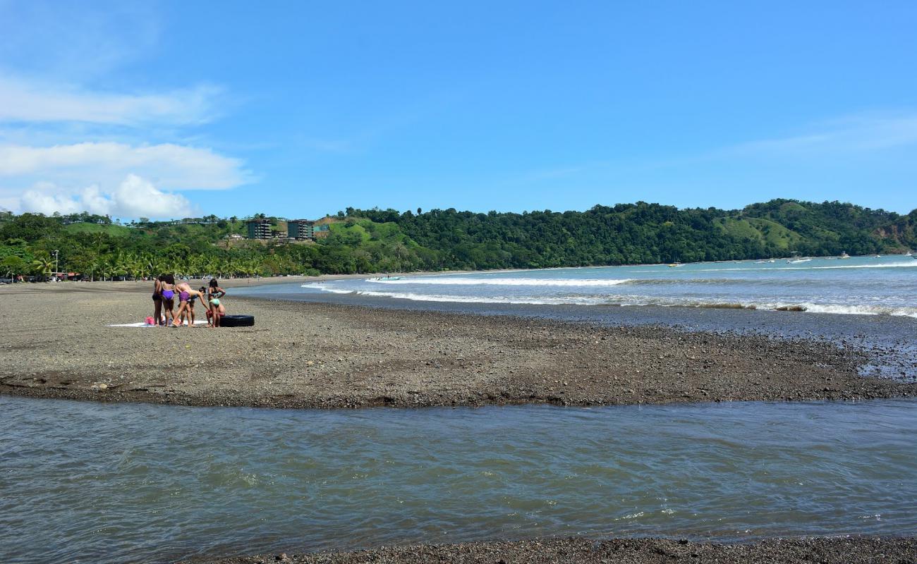 Photo of Playa Herradura with gray sand &  pebble surface