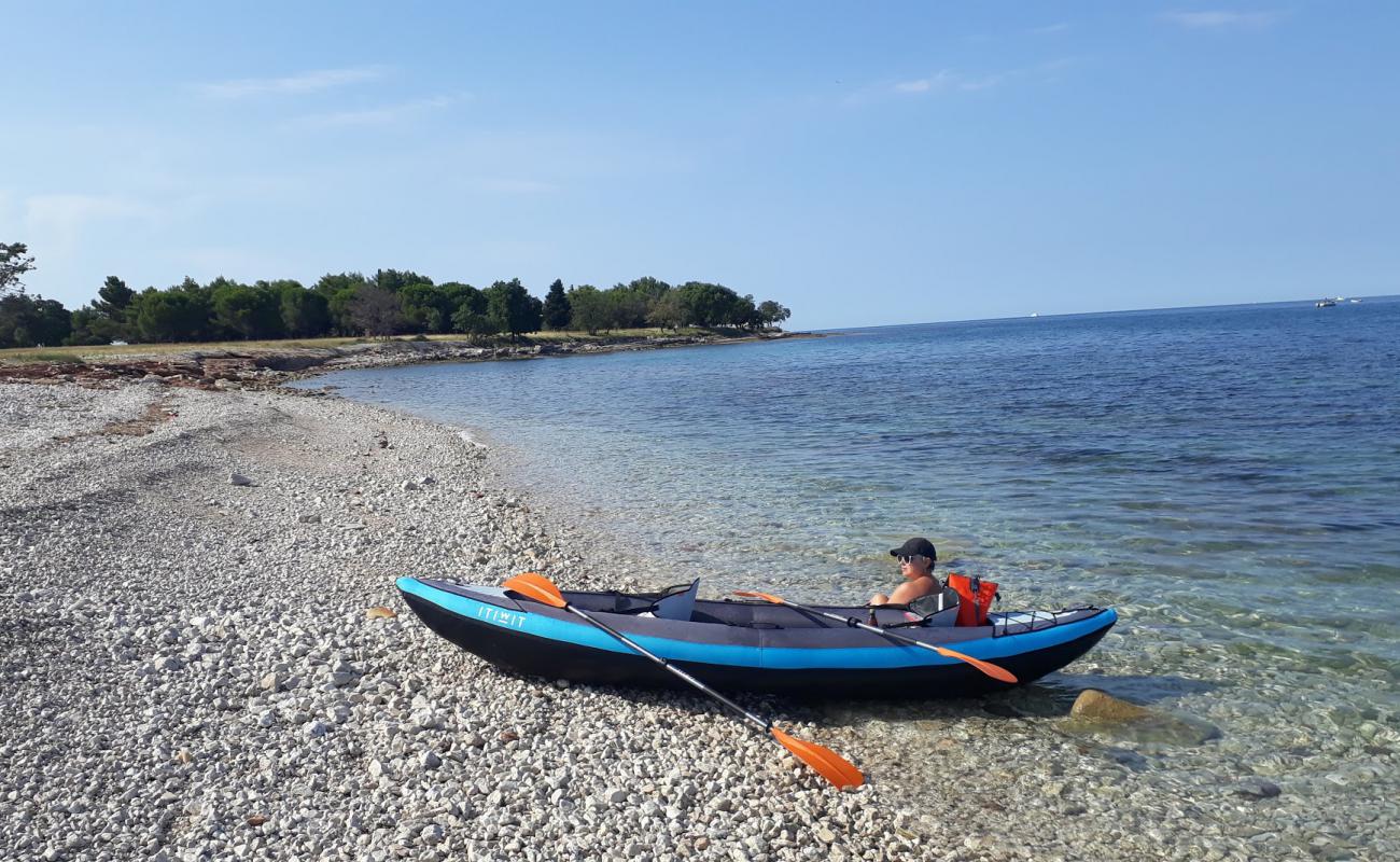 Photo of Umag wild beach with light pebble surface