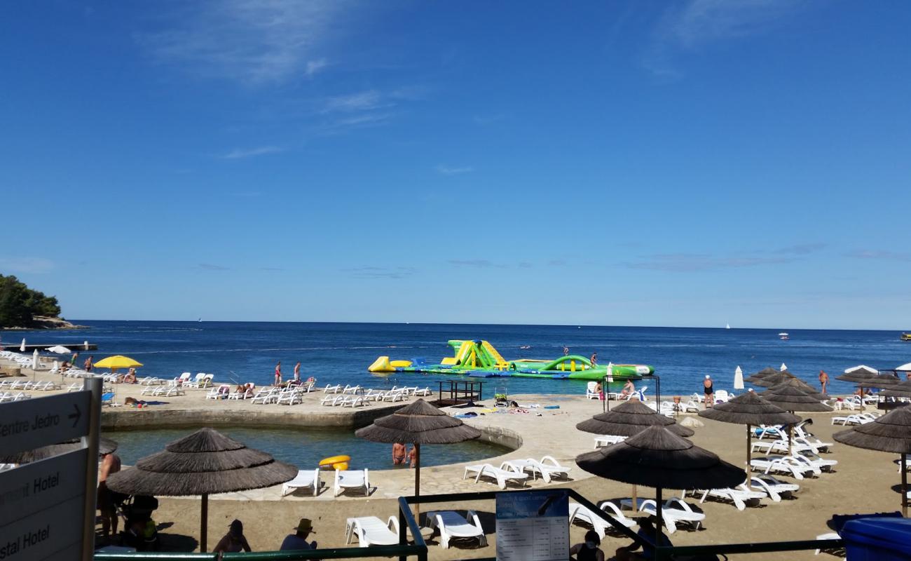 Photo of Jedro beach with concrete cover surface