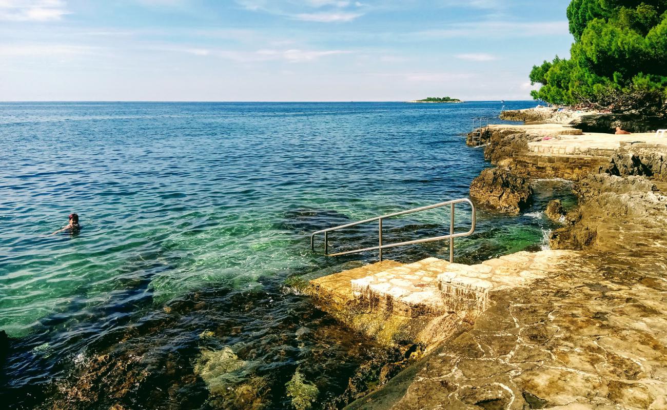 Photo of Plava Laguna beach II with concrete cover surface