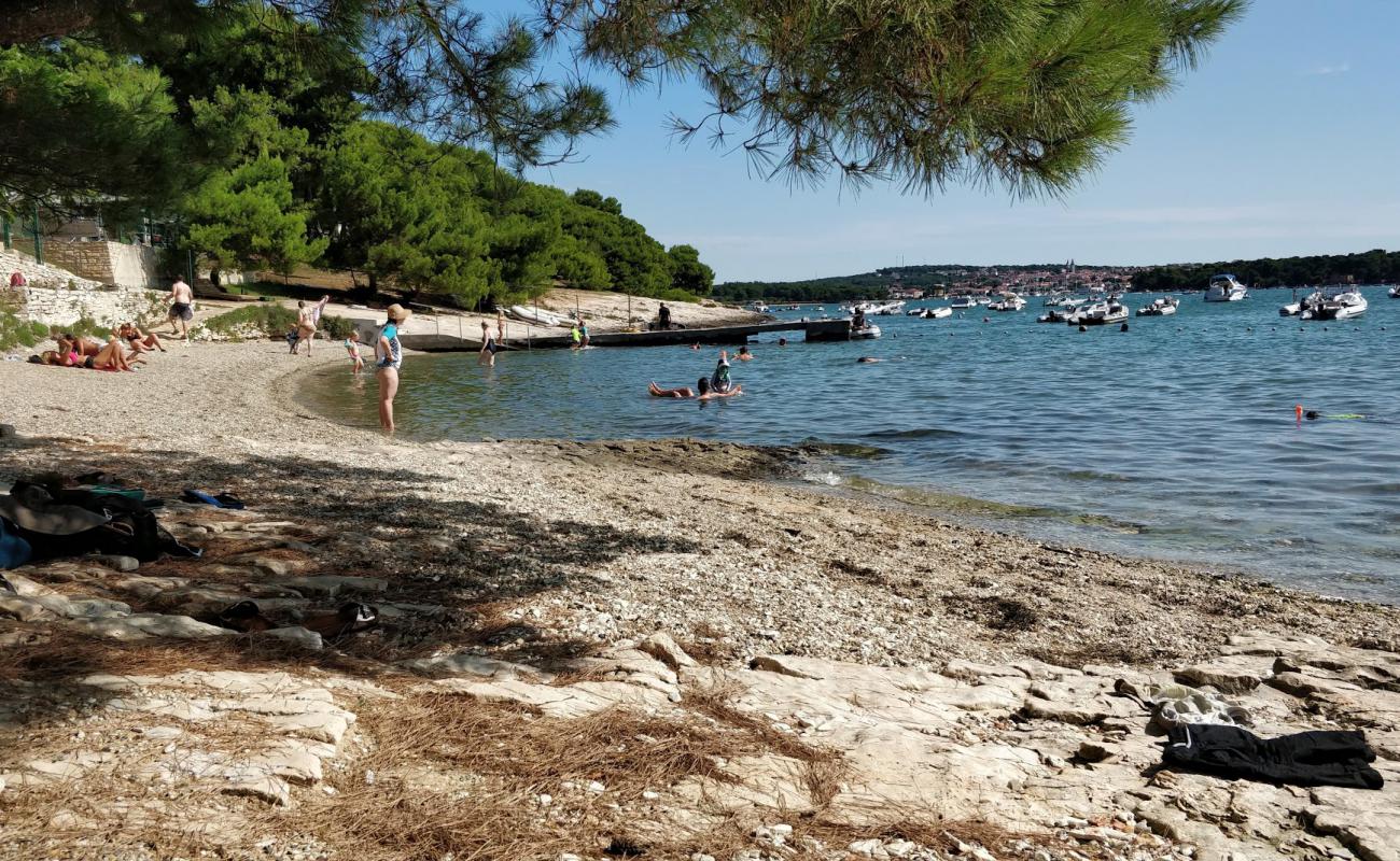 Photo of Guvnina beach with light fine pebble surface