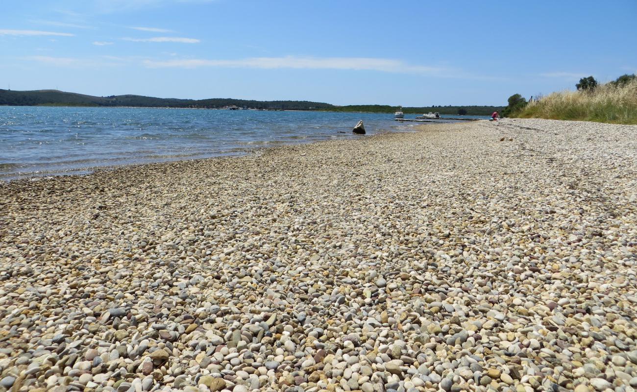 Photo of Mukalba beach with light fine pebble surface