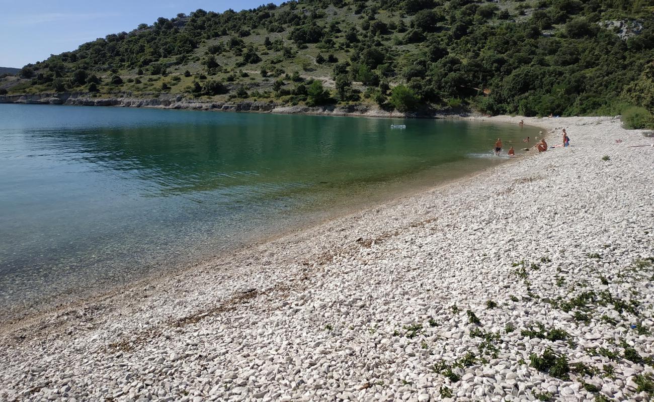 Photo of Luka beach with light pebble surface