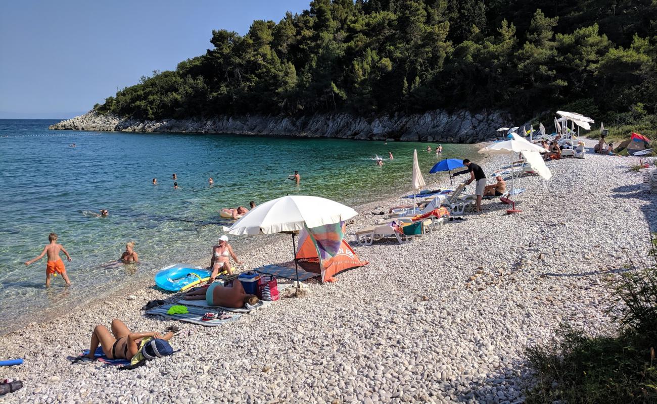 Photo of Huboka beach with light pebble surface