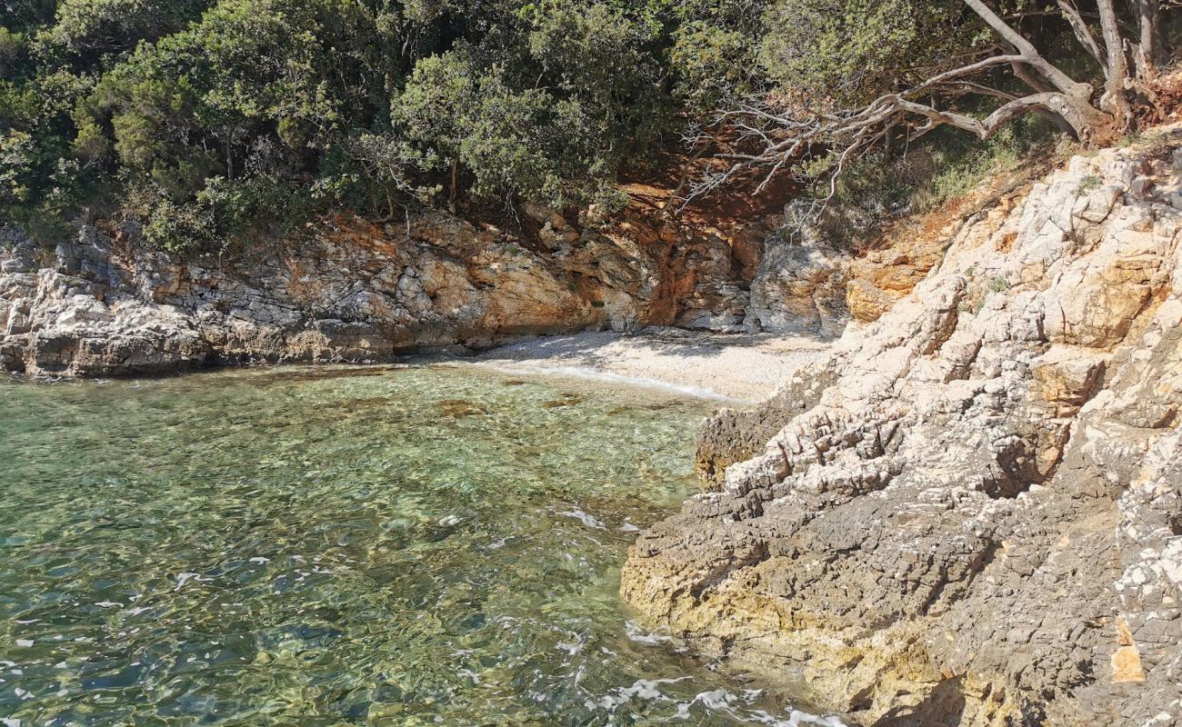 Photo of Mali Portluk beach with light fine pebble surface