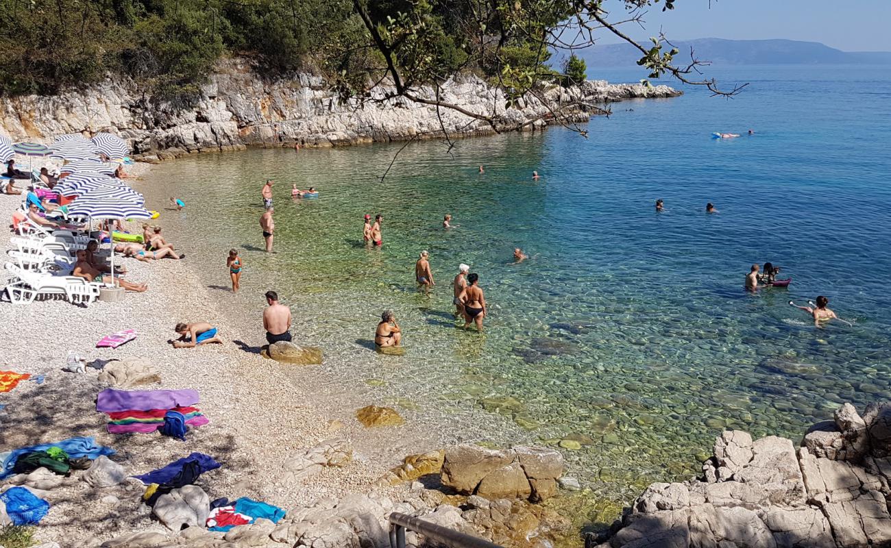 Photo of Prizinja beach with light pebble surface