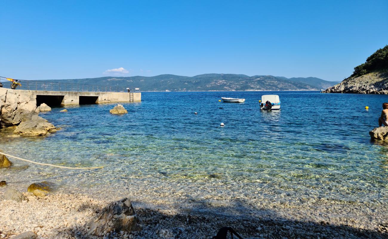 Photo of Brestova beach with light pebble surface