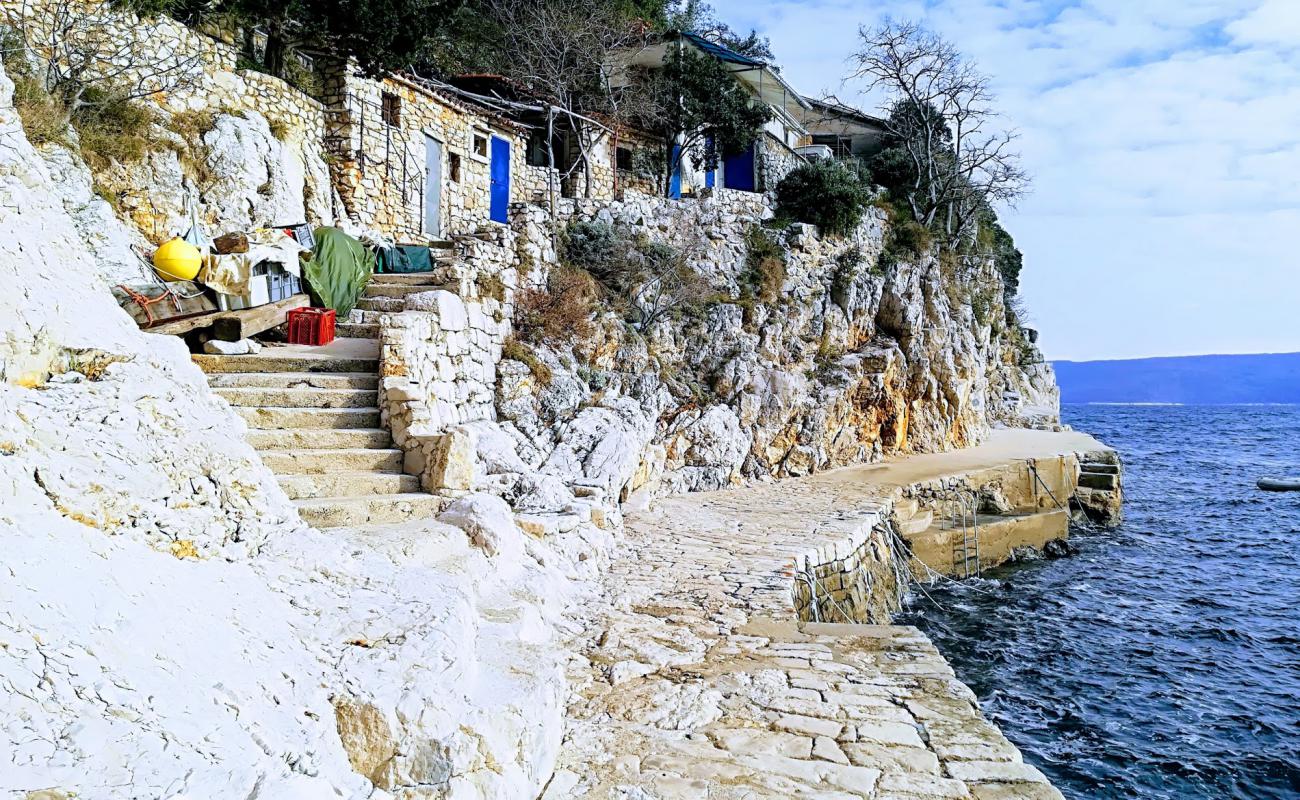 Photo of Klancac beach with light pebble surface