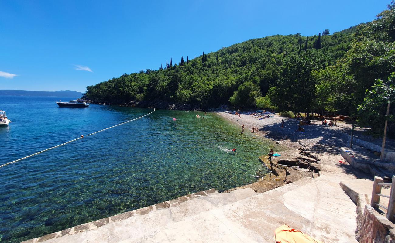 Photo of Cesarova beach with light pebble surface