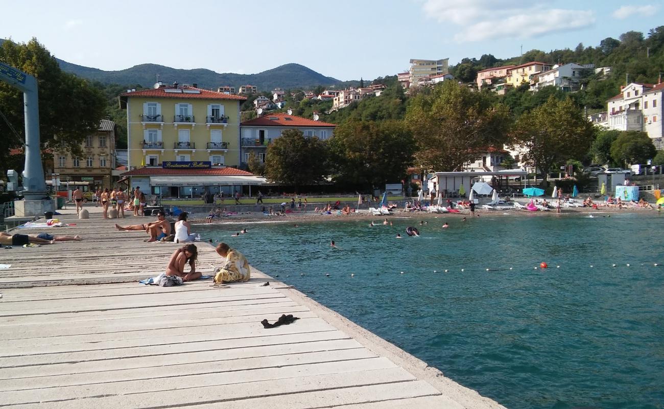 Photo of Ika beach with gray pebble surface