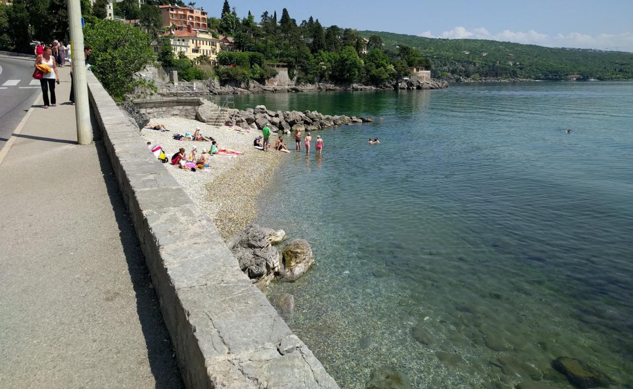 Photo of Crnikovica beach with concrete cover surface