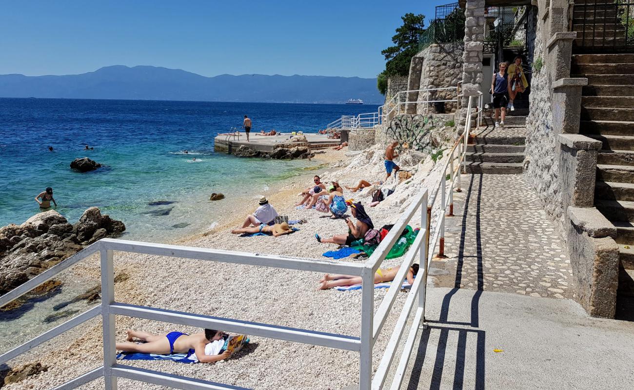 Photo of Javna beach with light pebble surface