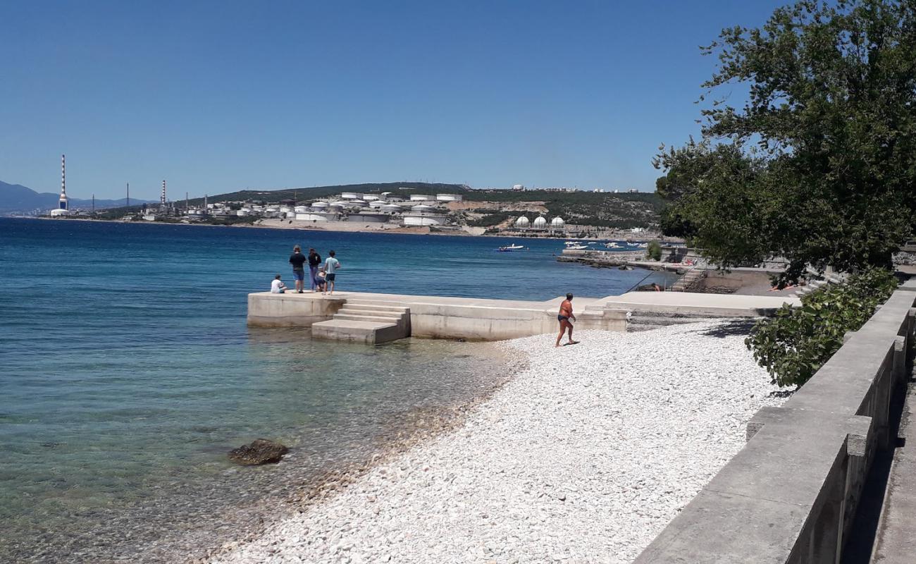 Photo of Ostro beach with rocks cover surface