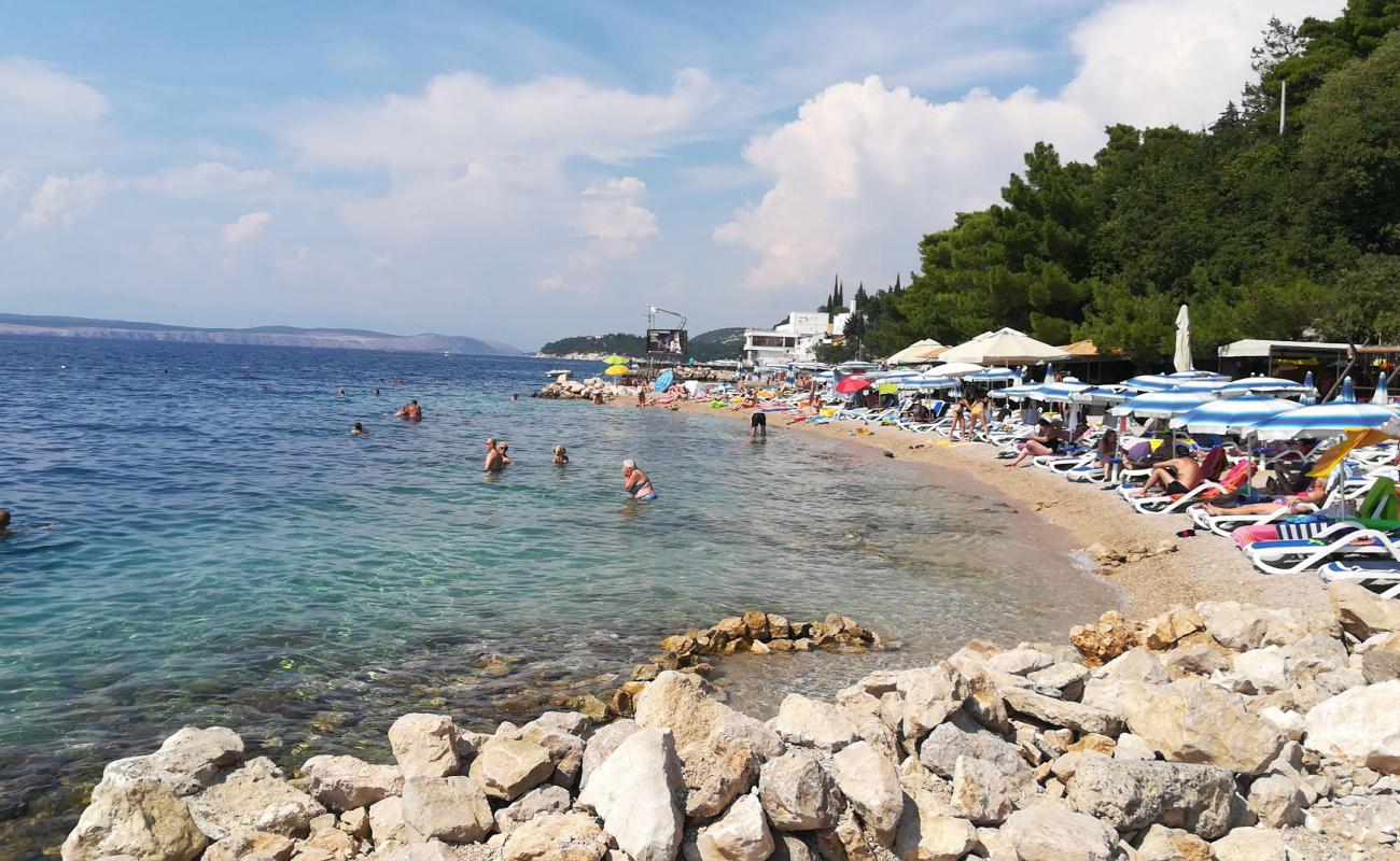 Photo of Capriccio beach with gray fine pebble surface