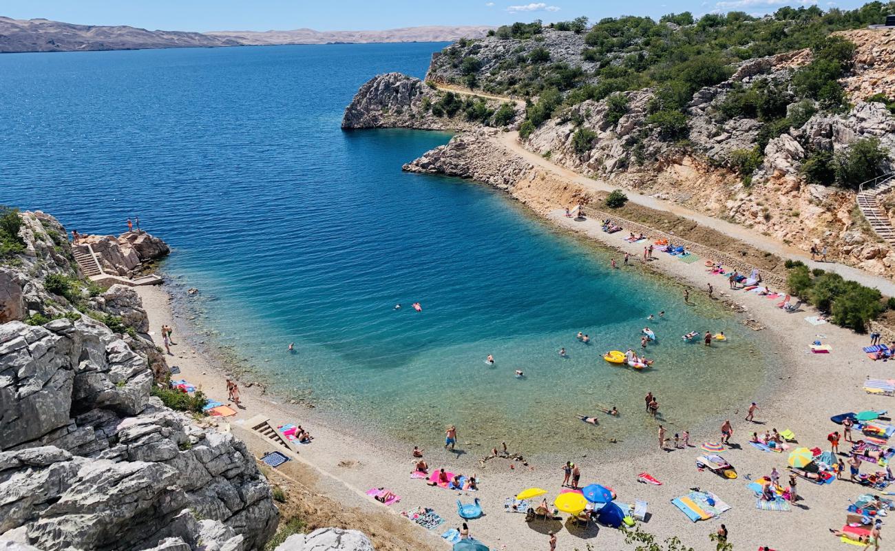 Photo of Tatinja beach with light fine pebble surface