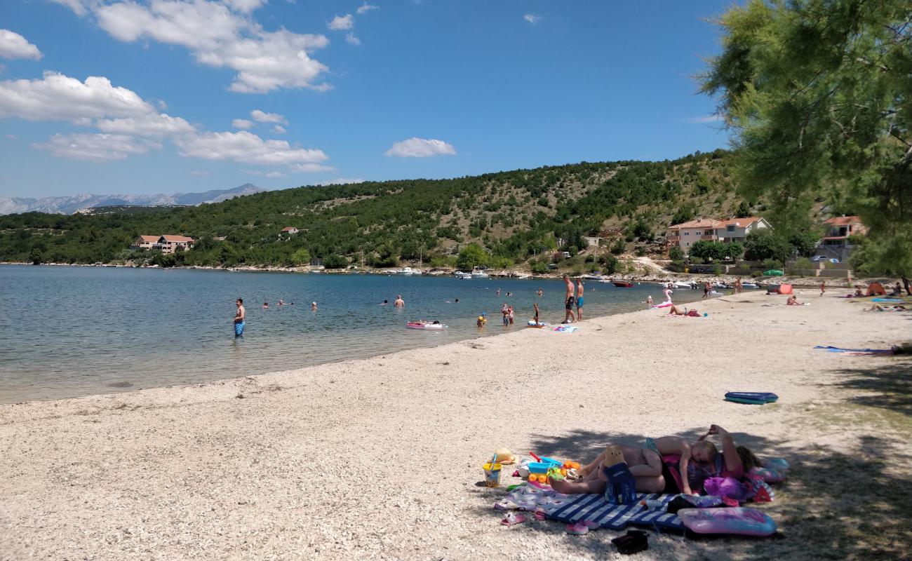 Photo of Dumicina beach with light fine pebble surface