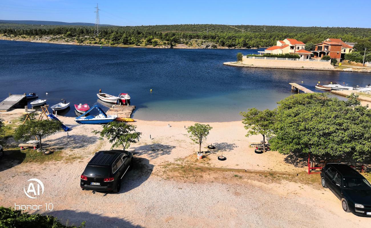 Photo of Ribnica beach with light fine pebble surface