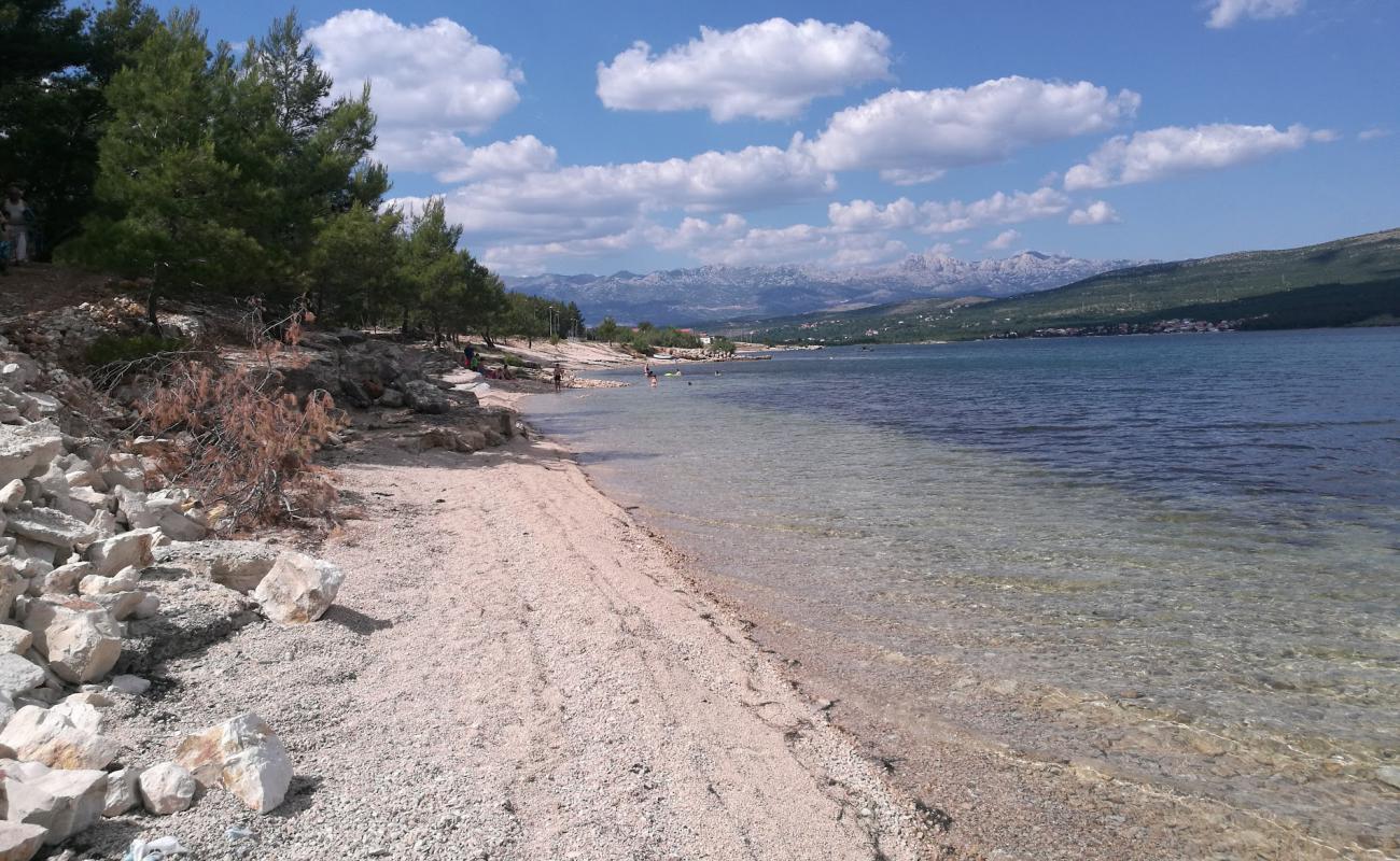 Photo of Bukva beach with light fine pebble surface