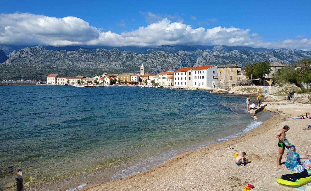 Photo of Vinjerac beach with light fine pebble surface