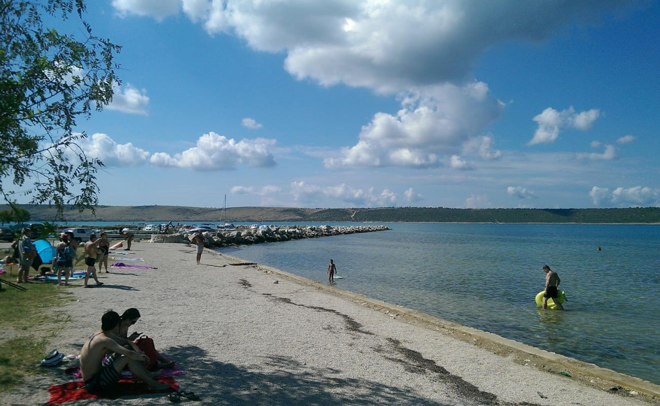 Photo of Ljubac beach II with light fine pebble surface