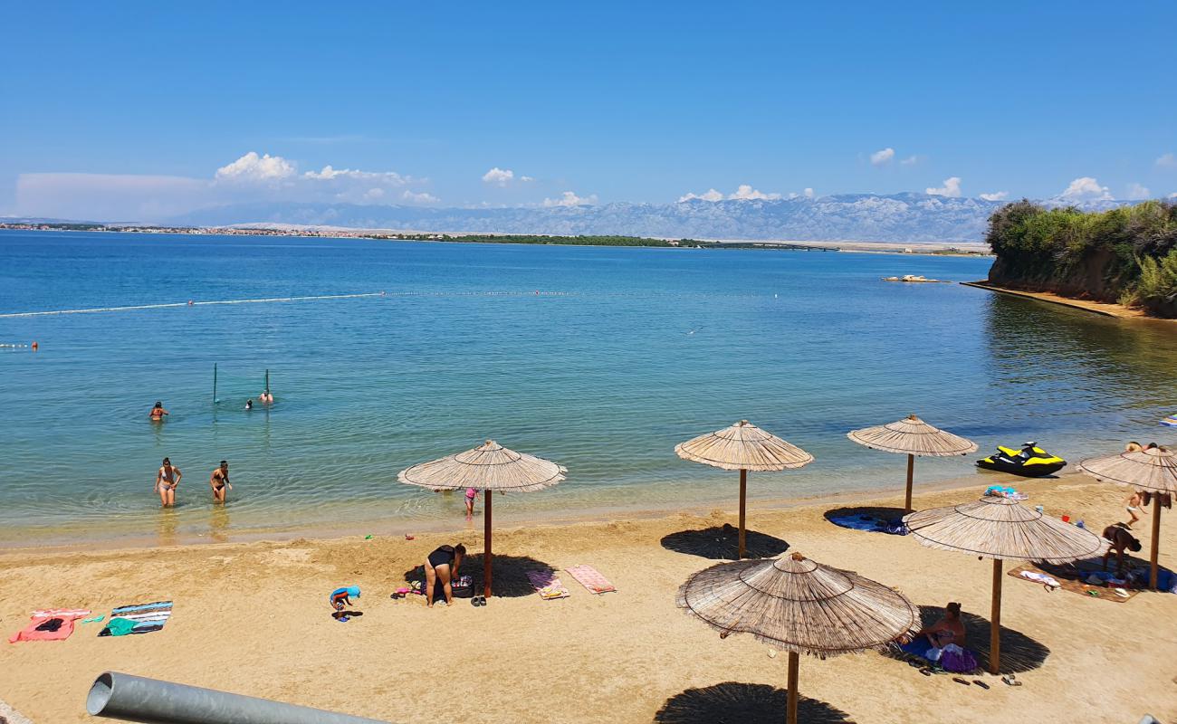 Photo of Privlaka beach with bright sand surface