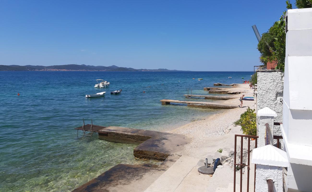 Photo of Mikulandra beach with light pebble surface