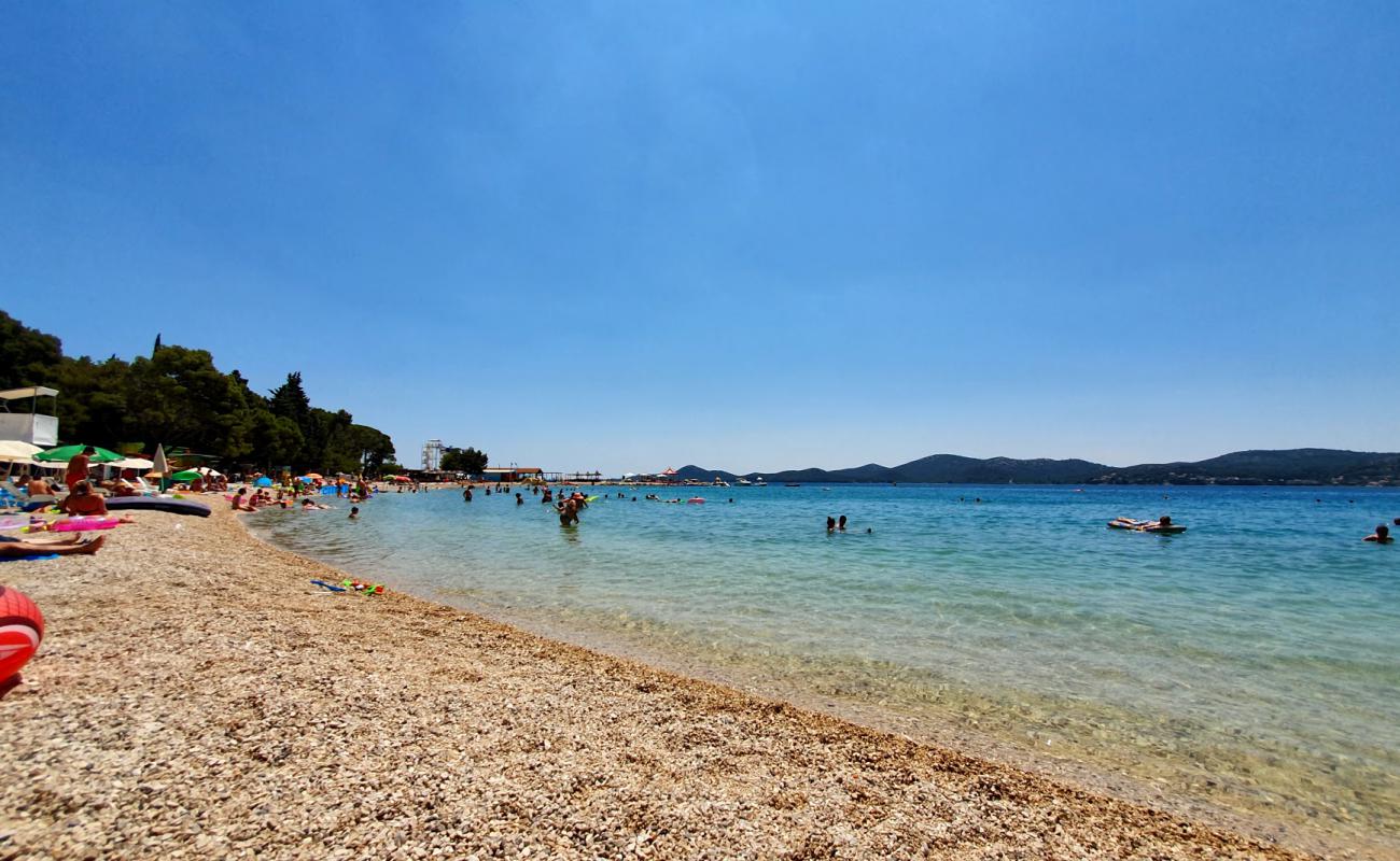 Photo of Drazice beach with light fine pebble surface