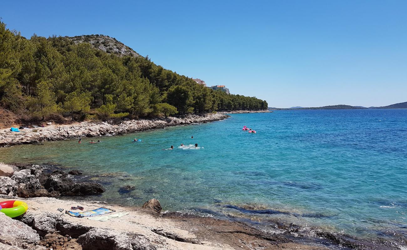 Photo of Zakanj beach with rocks cover surface