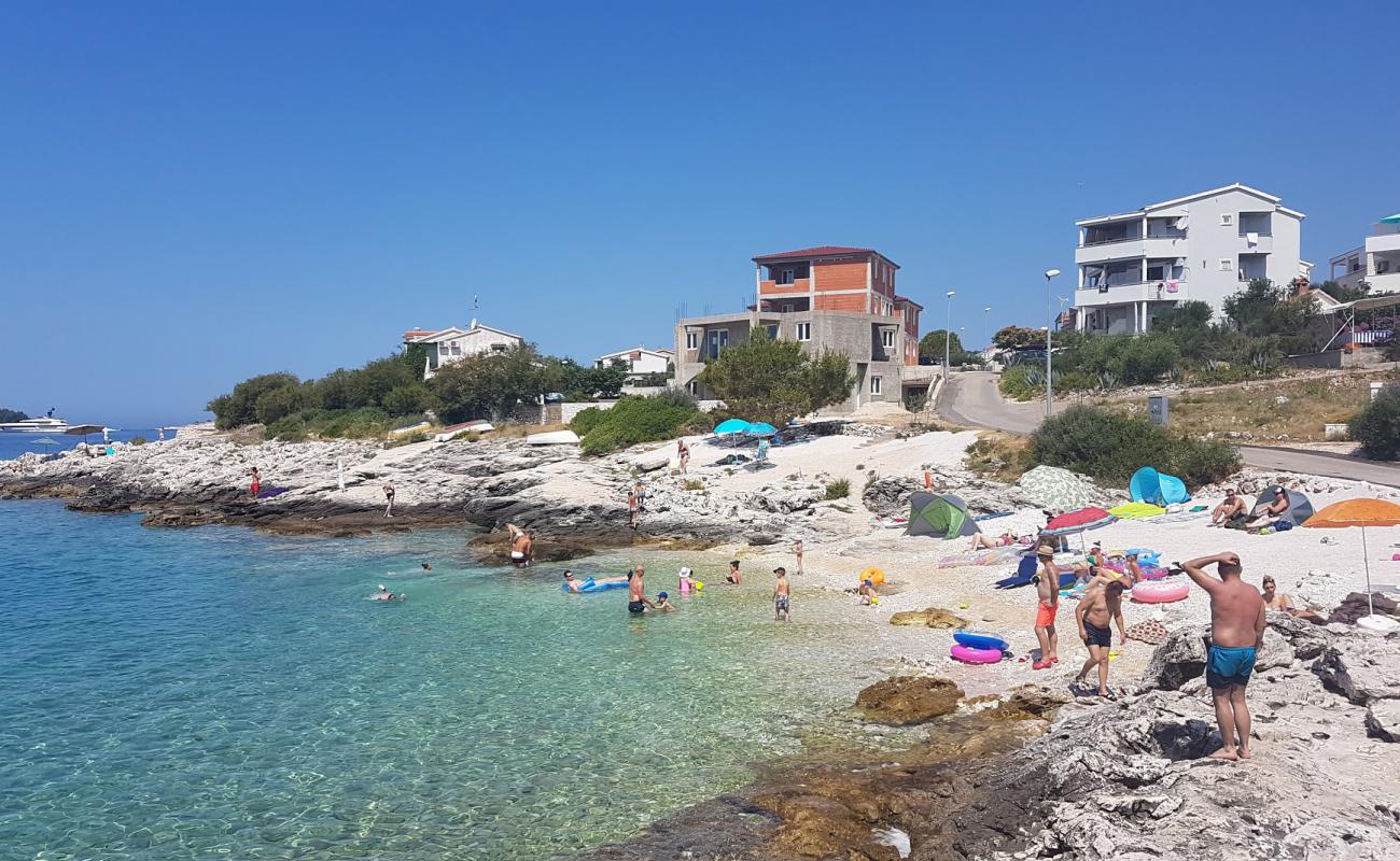 Photo of Zecevo beach with light fine pebble surface