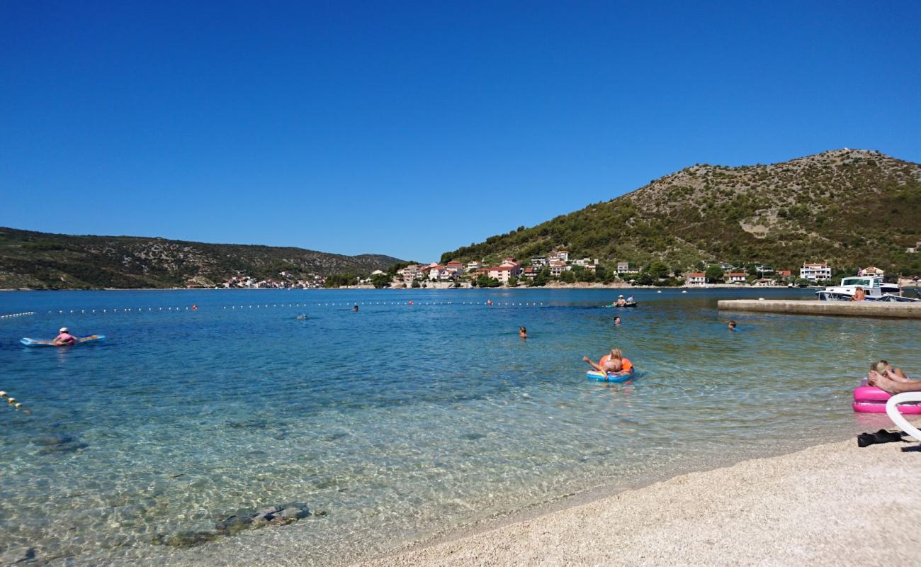 Photo of Poljica beach with light fine pebble surface