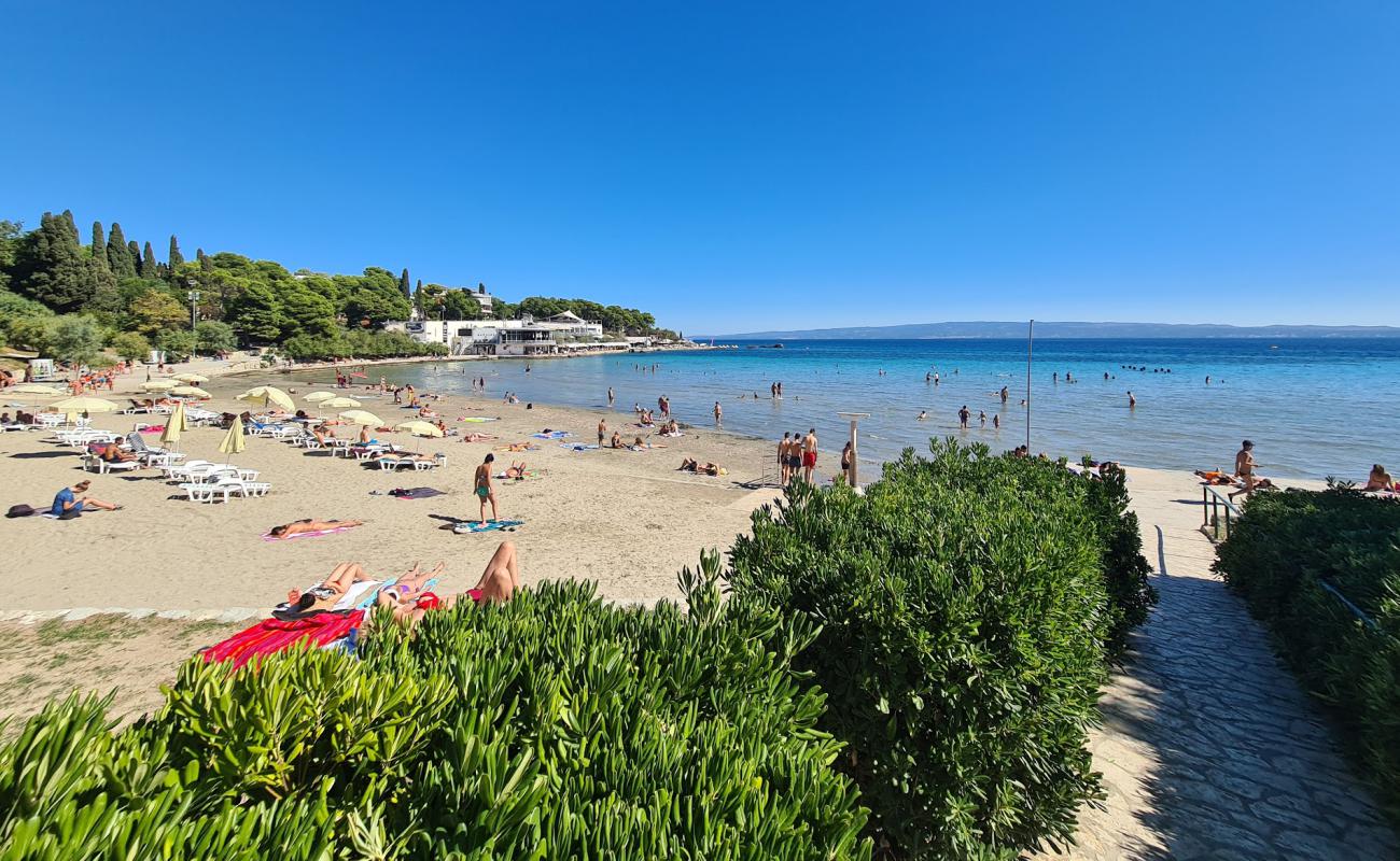 Photo of Bacvice beach with brown sand surface